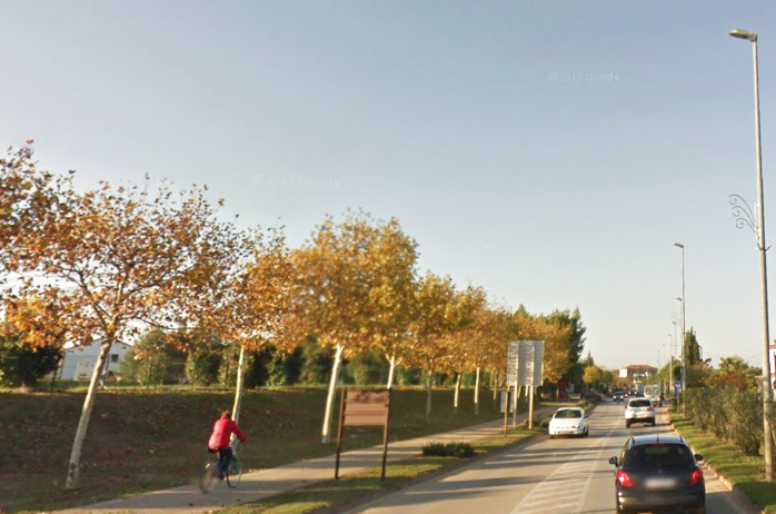 Kolodvorska ulica u Umagu (foto: Google)