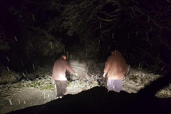 Provezite se kroz snijegom zametenu središnju Istru (video)