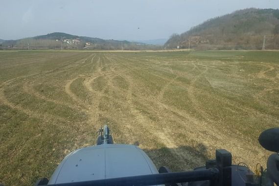 Cerovlje: Netko mu terencem izgazio njivu