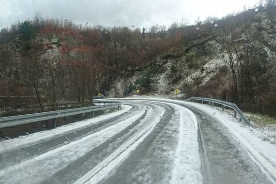 Kao da je snijeg: Tuča zabjelila Gračišće