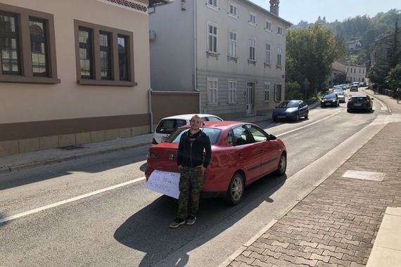 Pazinjan zbog poskupljenja goriva blokirao promet u centru grada