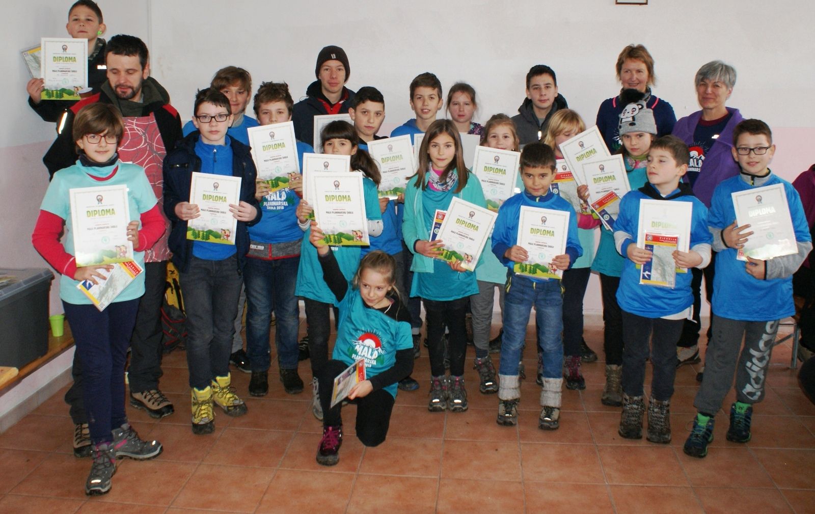 Podjela diploma u Brestu pod Učkom