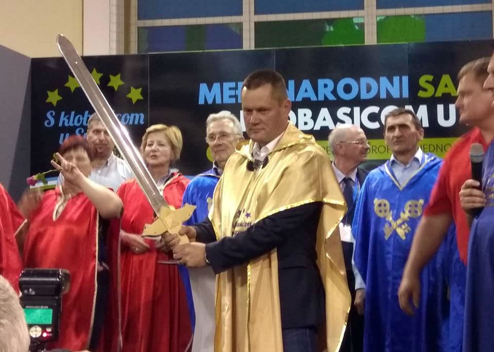 Mario Bratulić na Sajmu S klobasicom u EU (foto: Facebook)