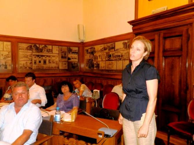 Dušica Radojčić, predstavnica Zelene Istre, na pulskoj sjednici Gradskog vijeća