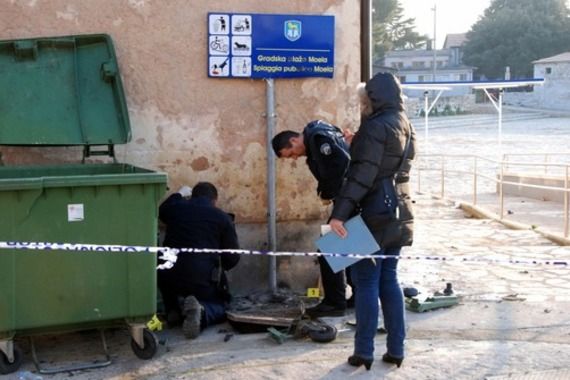 Umag: Snažnom eksplozijom uništen kontejner