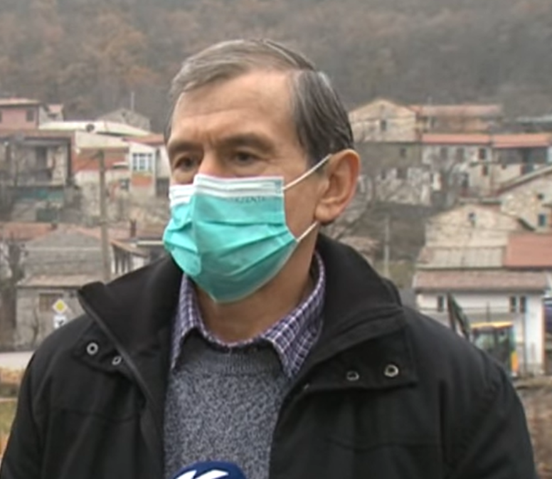 Dušan Rožac, predsjednik Mjesnog odbora Rakitovec (foto: Facebook TV Koper)
