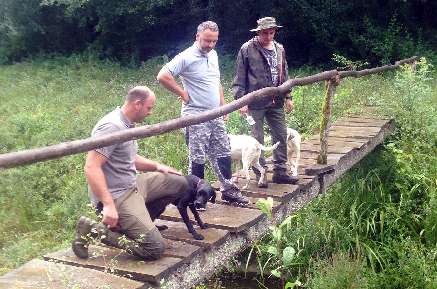 Darko Muzica (desno) s kolegama (foto: arhiva)