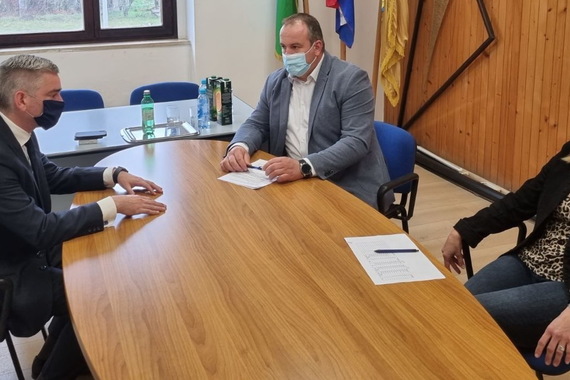 Župan Miletić održao radni sastanak s Općinom Cerovlje