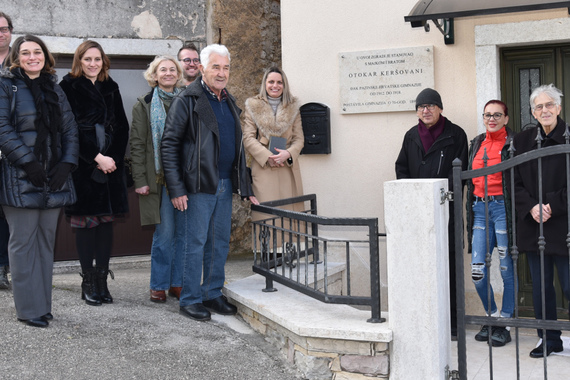 U Pazinu ponovno postavljena ploča Otokaru Keršovaniju