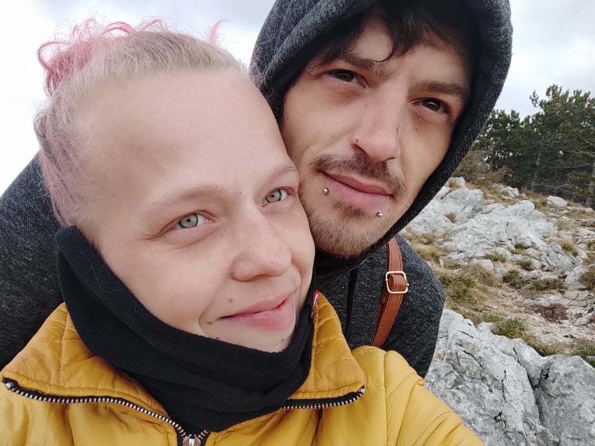 Amra s dečkom Darkom Gržentićem