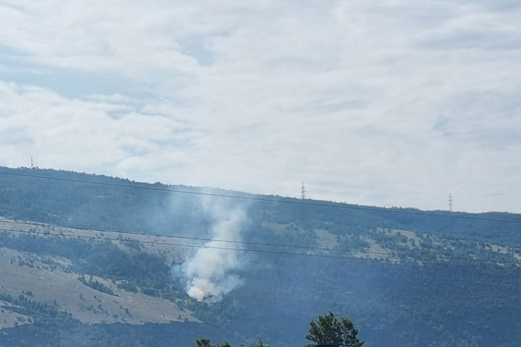 Ponovo gori iznad Kirčije u Boljunskom Polju
