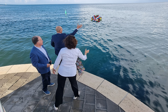 Položeni vijenci povodom obljetnice potonuća parobroda San Marco