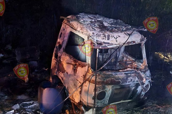 U požaru kod Savudrije izgorjeli baraka i vozilo (foto)