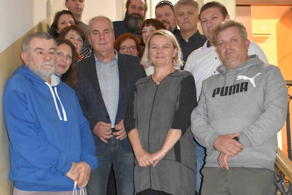 Prijem u Pazinu: Željko Malić sto puta darivao krv
