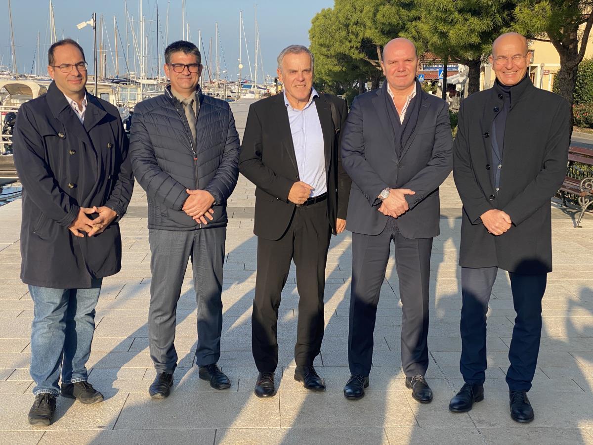 Slijeva: Iztok Škerlič, Fabrizio Vižintin, Danilo Markočič, Đenio Zadković i Vili Bassanese
