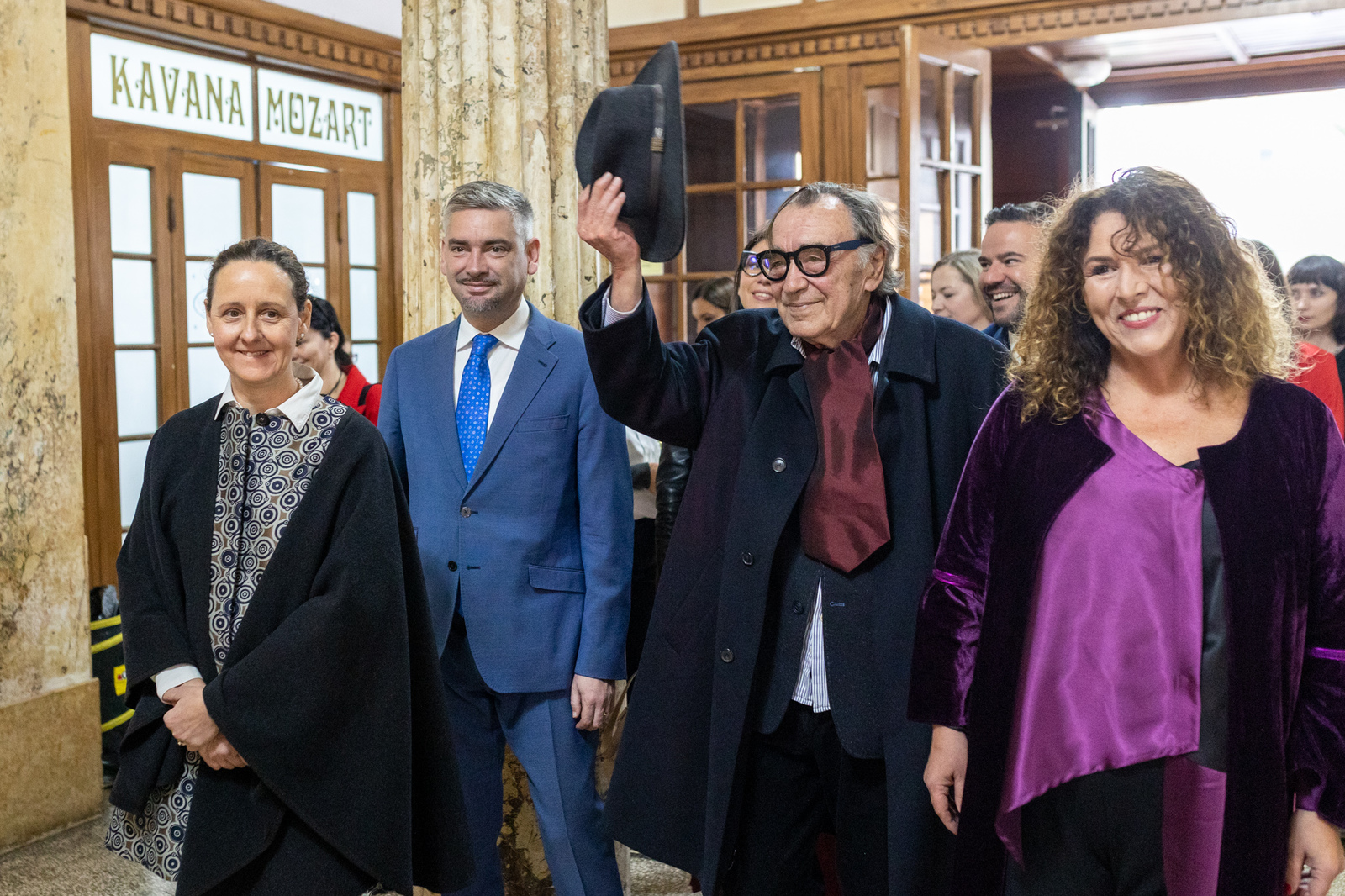 Ministrica Obuljen Koržinek, Boris Miletić, Milan Rakovac i Magdalena Vodopija