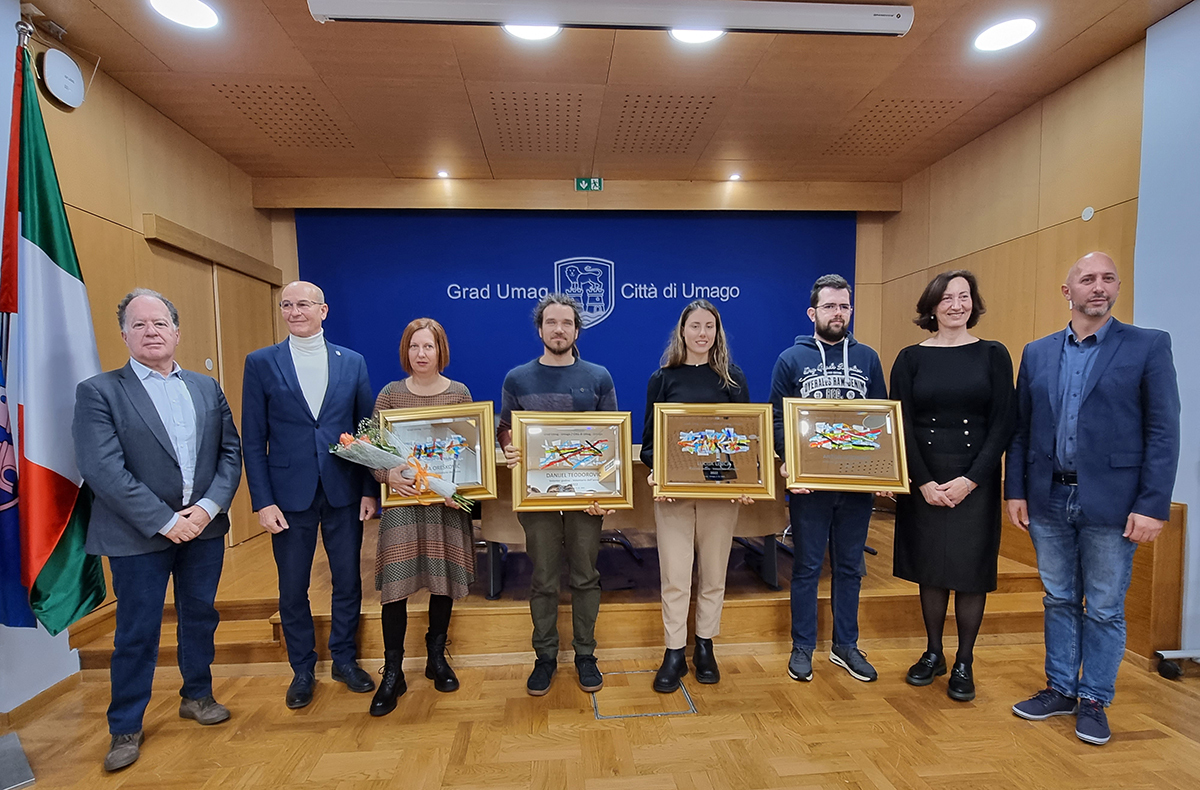 Čelnici Grada Umaga s nagrađenima