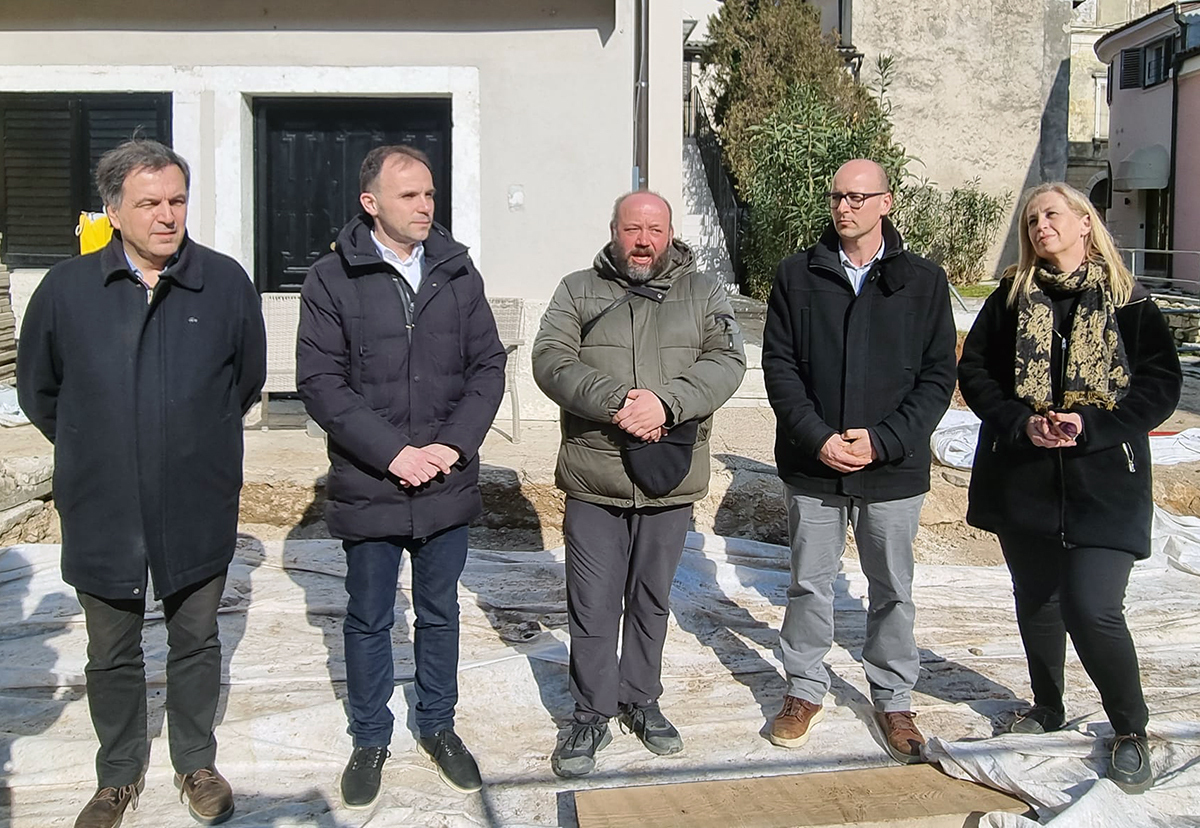 Damir Hrvatin, Loris Peršurić, Gaetano Benčić, Marin Poropat i Elena Uljančić