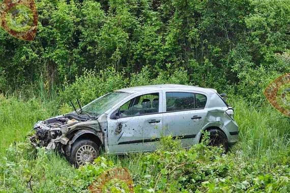 U izlijetanju automobila kod Ponte Portona ozlijeđene dvije osobe (foto)