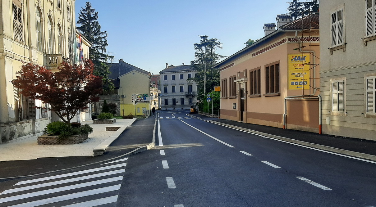 Obnovljena cesta kroz Pazin