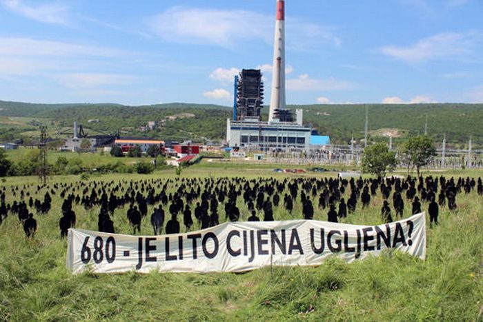 Zeleni su nedavno izveli akciju 680 silueta za 680 ljudskih života
