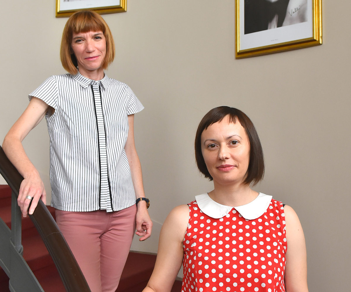 Lana S. Bilić i Sanela Pliško (foto: Duško Marušić Čiči)