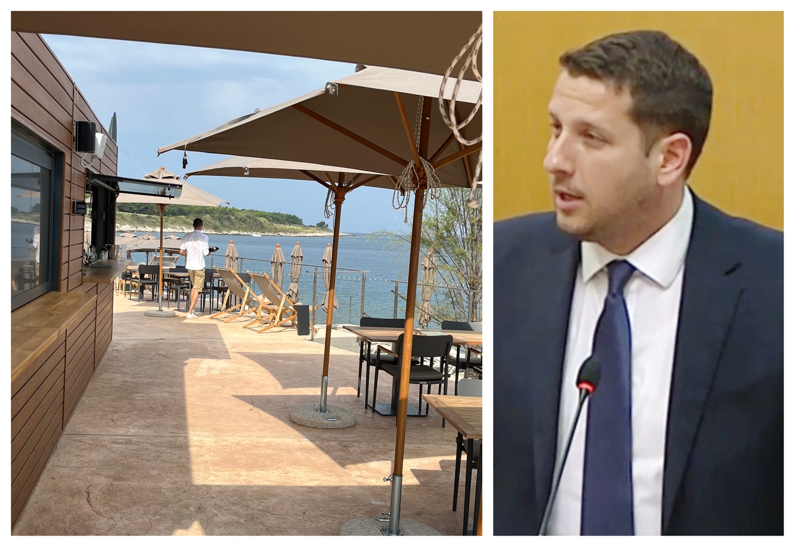 Sporna plaža u Umagu / Marin Lerotić