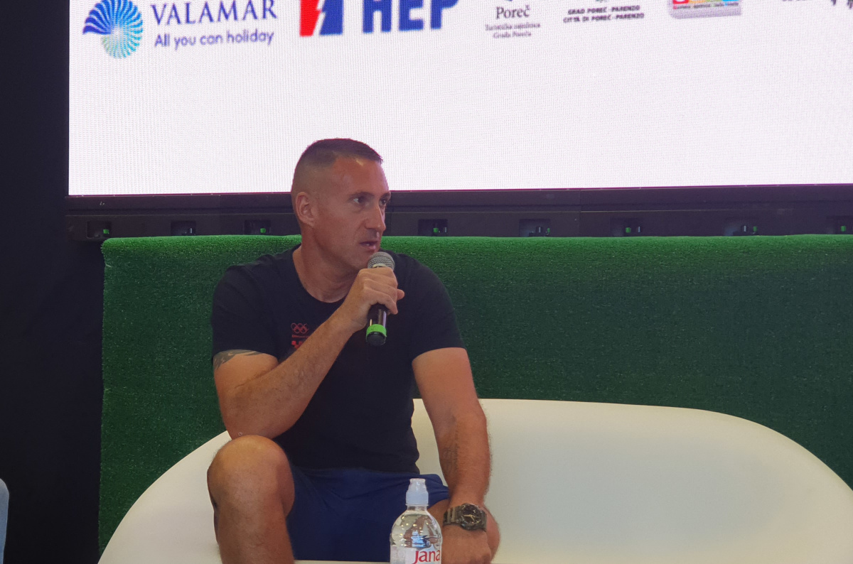 Giovanni Cernogoraz na svom panelu na Sport Festu (Foto: S. Žulić)