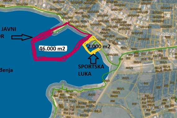 Općina Brtonigla želi ukloniti malu sportsku luku u Karigadoru