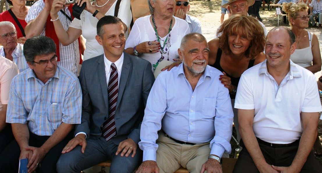 Edi Štifanić, Valter Flego, Stjepan Mesić i Giovanni Sponza