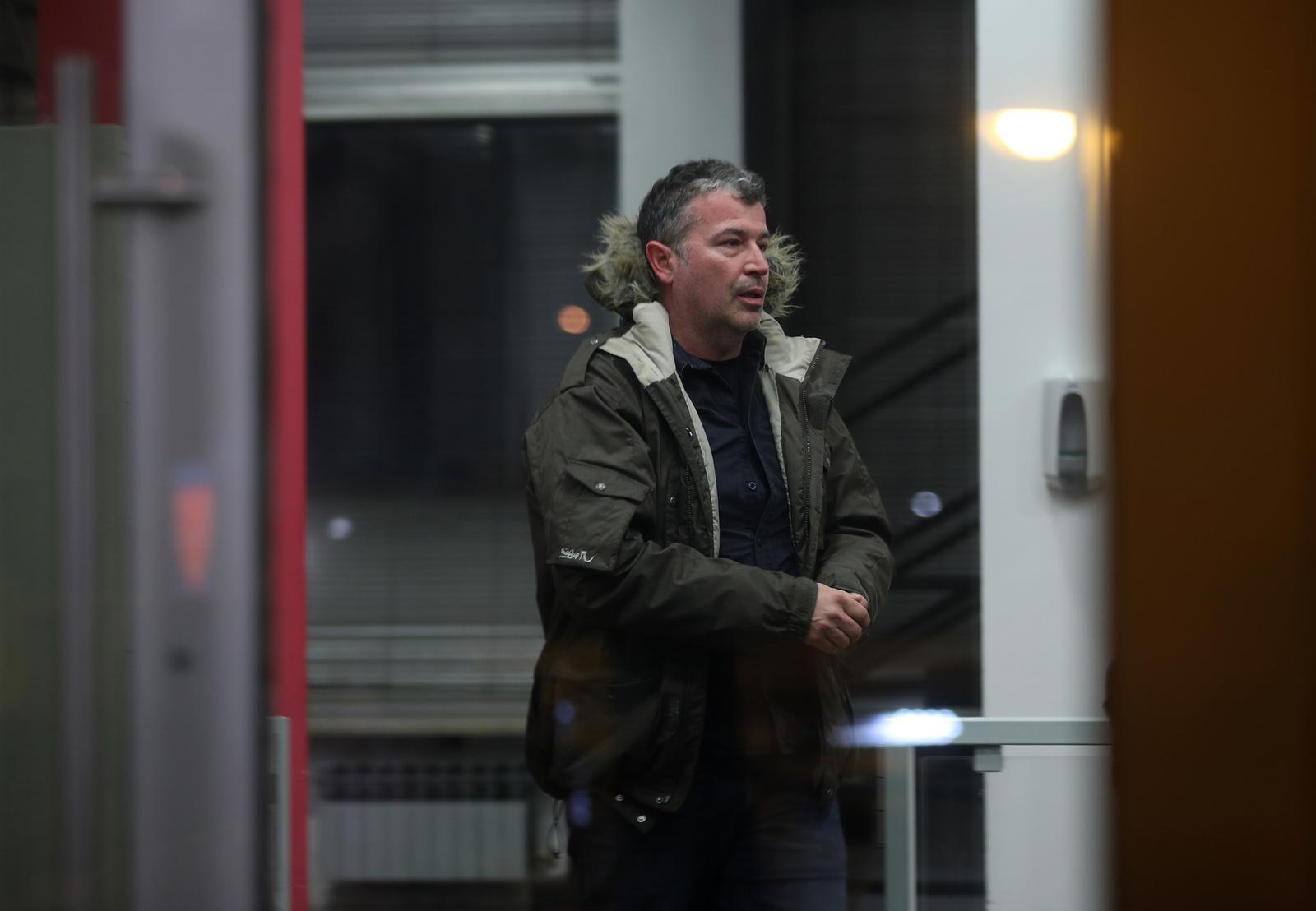Hrvoje Vojković jučer na uhićenju (foto: Slavko Midžor/Pixsell)