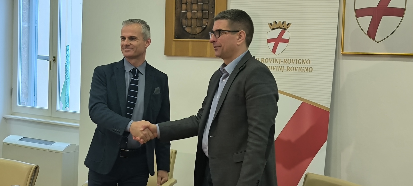 Raul Marsetič i Marko Paliaga (Foto: Grad Rovinj)