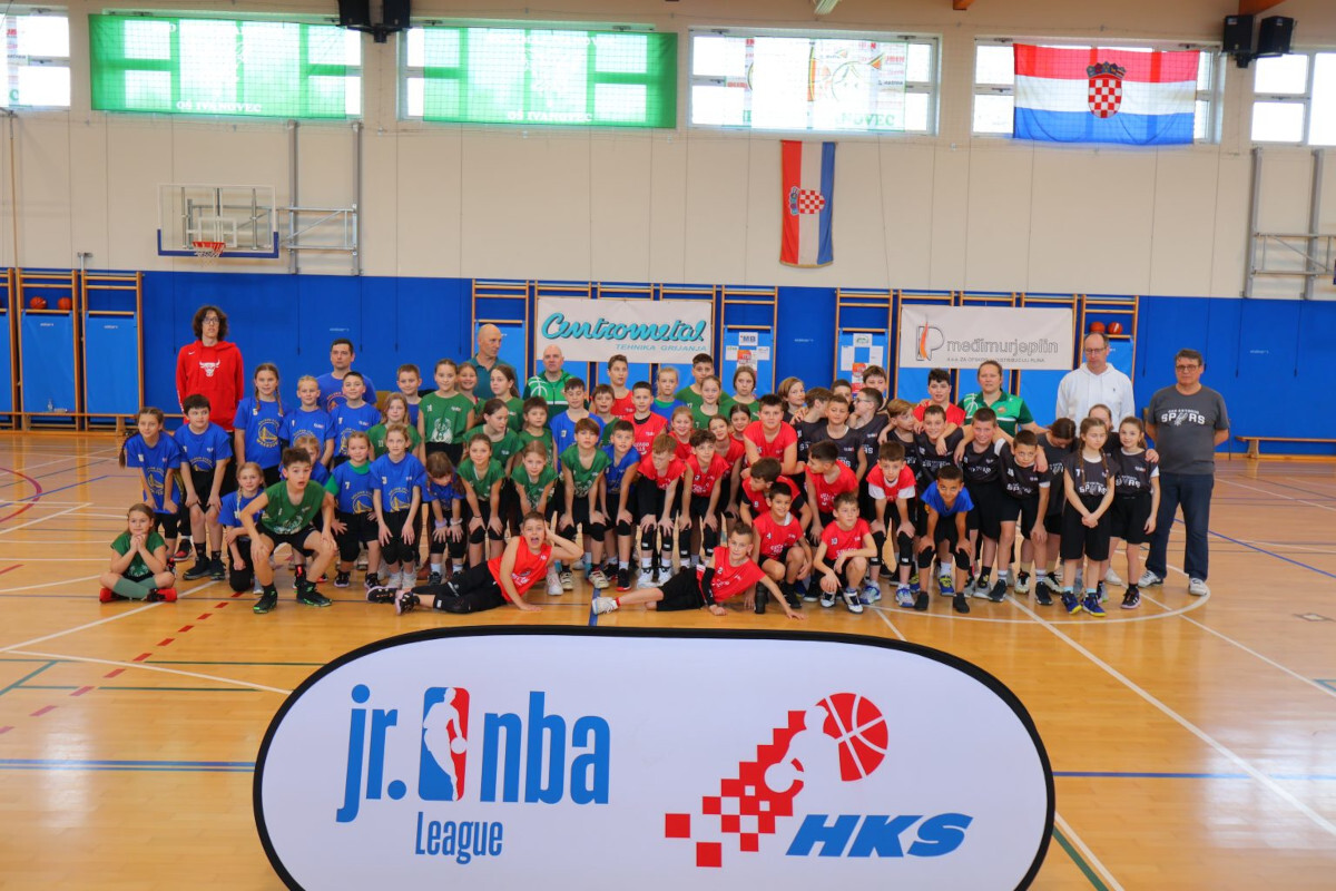 Finalisti Jr. NBA lige (FOTO: Grad Čakovec)