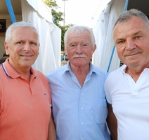 Ezio Pinzan, Milan Antolović i Mladen Dujmović