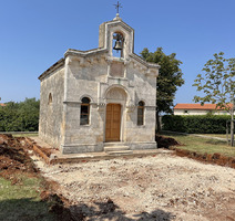 Sv. Rok prije popločenja dijela trga Sv. Roka
