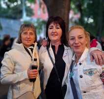 Smiljana, Slavica i Adele, školske drugarice iz 8.a (1982./1983.) OŠ 'Moša Pijade'