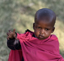 Dijete iz plemena Masai