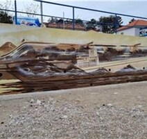 Mural Bodulke u Šilu dugačak 70 metara