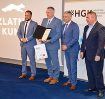 S dodjele Zlatne kune - Danijel Benčić, Vili Matošević, Boris Miletić i Sandro Jurman