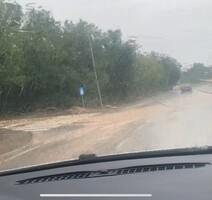 Slijevanje vode od groblja na prometnicu Vrsar-Poreč