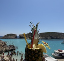 Blue Lagoon koktel