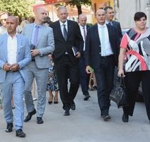 Ministri Tolušić i Božinović s Bassaneseom i Šiljegom