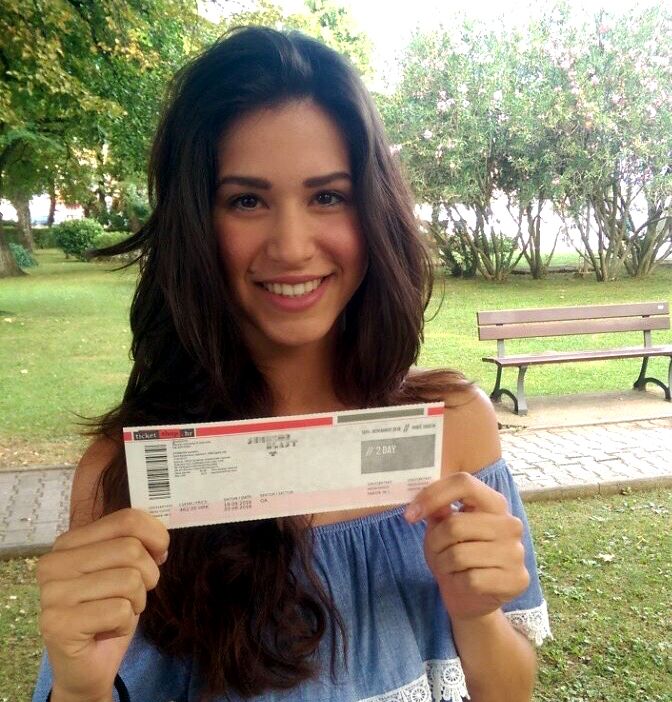 Miss Hrvatske Angelica Zacchigna s kartom za Summerblast