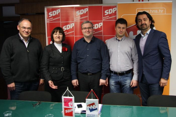 Damir Kajin, Vlasta Šimek, Vedran Majcan, Branko Rončević i Vlatko Mrvoš