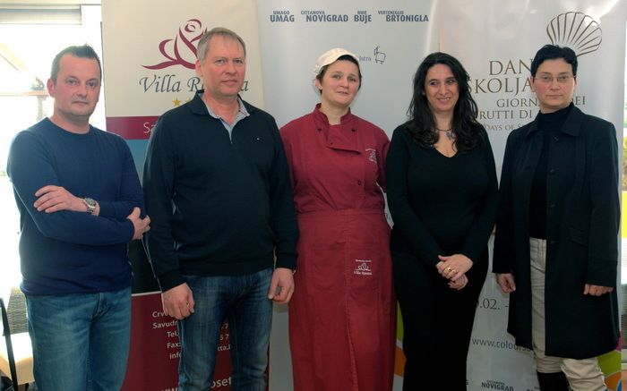 S lijeva: Massimo Krizman, Moreno Degrassi, Snježana Hosjak, Elena Prodan Savić i Sanda Bravar  