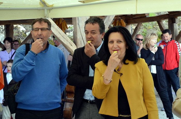 Branko Curić, Valerio Drandić i Giuseppina Rajko