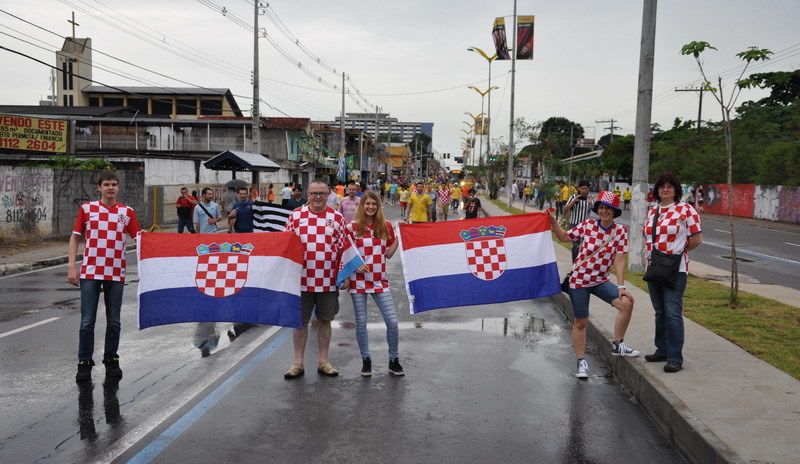 Odlazak na stadion u Manausu