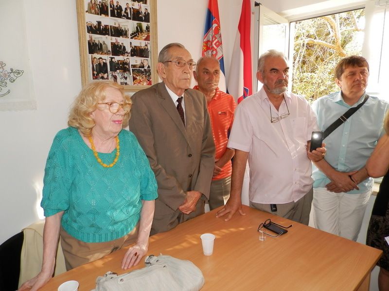 Radomir Janković (drugi s lijeva), predsjednik Koordinacije Srba Istre