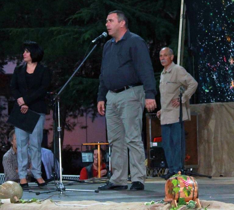 Voditeljica Melita Damijanić i načelnik Sandro Jurman
