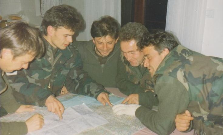 Zapovjednici desetina i vodova elitne 271. samostalne satnije mornaričke pješadije Vanga iz Pule